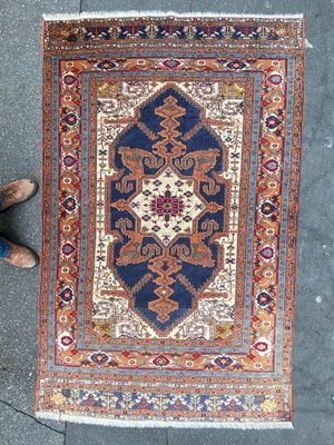 Vintage Wool Azerbaijan Rug, 1990s-YMM-1061664