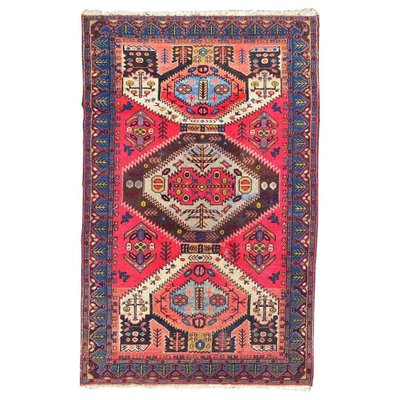 Vintage Wool Azerbwan Rug, 1960s-YMM-1062205