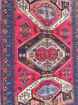 Vintage Wool Azerbwan Rug, 1960s-YMM-1062205