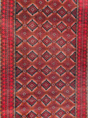 Vintage Wool Baluch Rug, 1950s-YMM-1062197