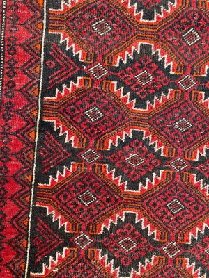 Vintage Wool Baluch Rug, 1950s-YMM-1062197