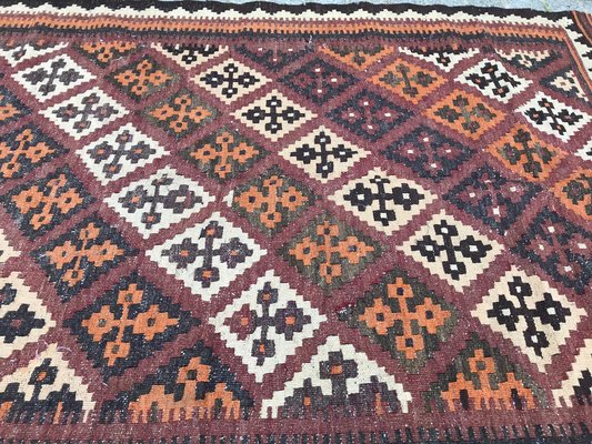 Vintage Wool Ghashghaei Kilim, 1950s-YMM-1062095