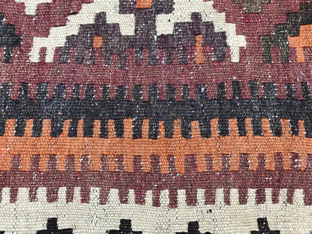 Vintage Wool Ghashghaei Kilim, 1950s