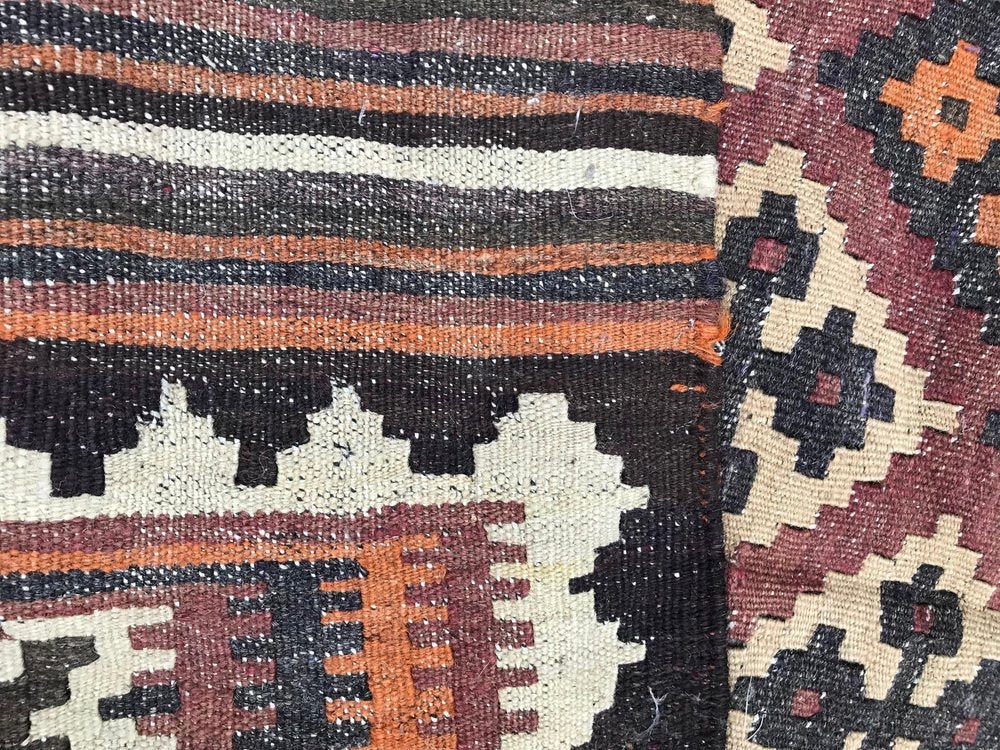 Vintage Wool Ghashghaei Kilim, 1950s