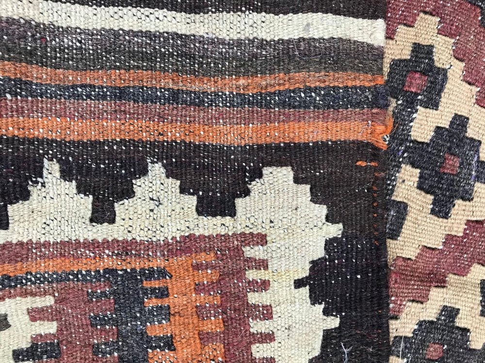 Vintage Wool Ghashghaei Kilim, 1950s