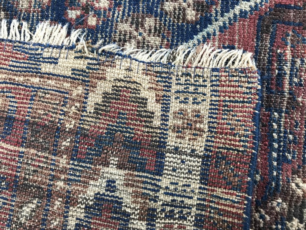 Vintage Wool Ghashghaei Rug