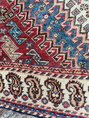 Vintage Wool Ghashghaei Rug, 1930s-YMM-1061588