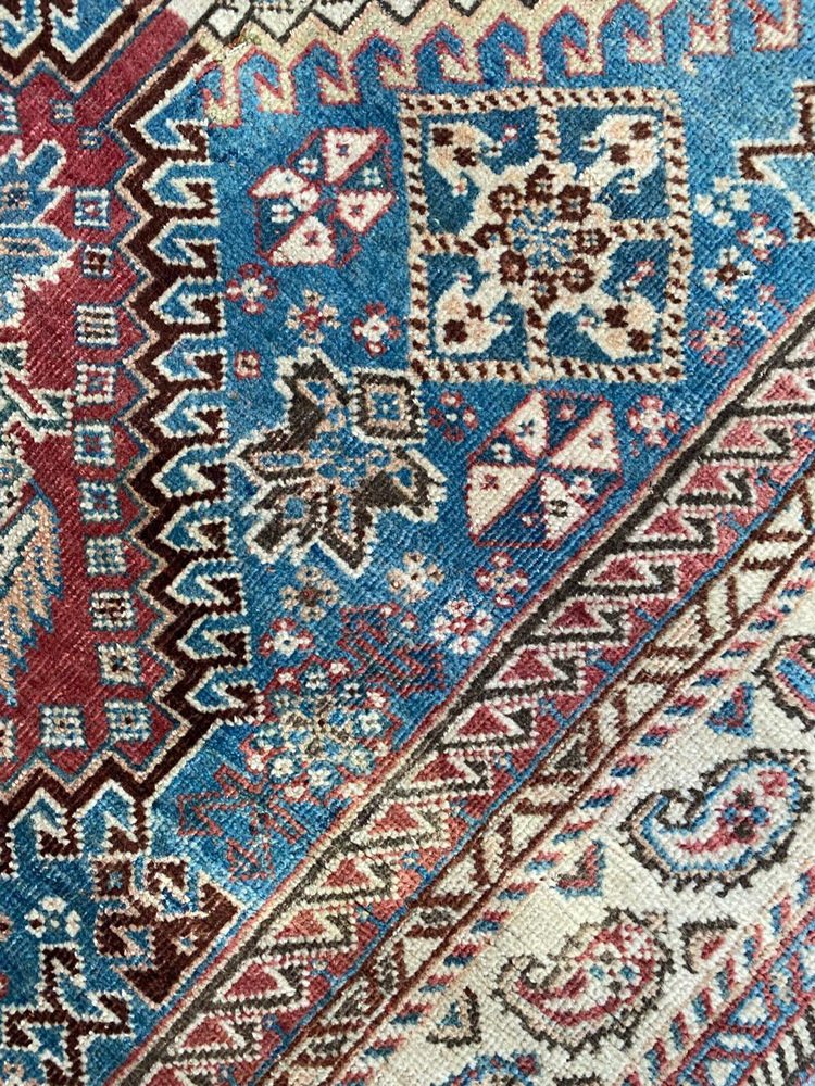 Vintage Wool Ghashghaei Rug, 1930s