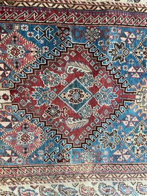 Vintage Wool Ghashghaei Rug, 1930s-YMM-1061588