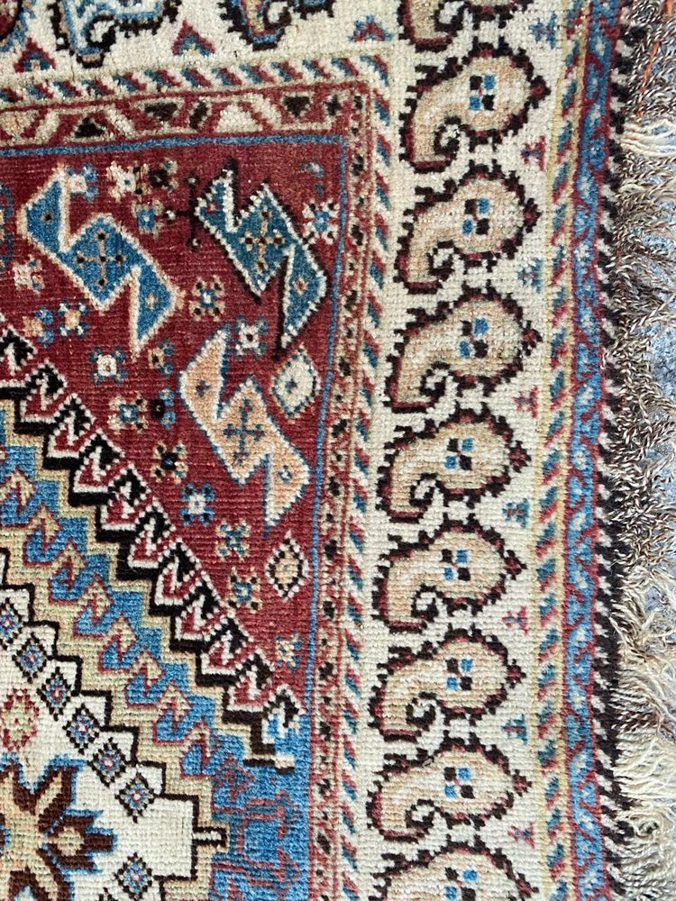 Vintage Wool Ghashghaei Rug, 1930s