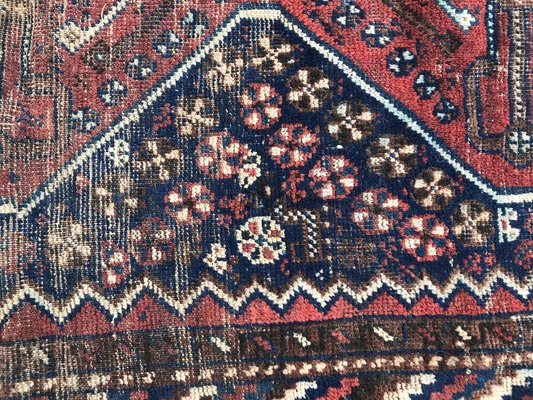 Vintage Wool Ghashghaei Rug-YMM-1061857