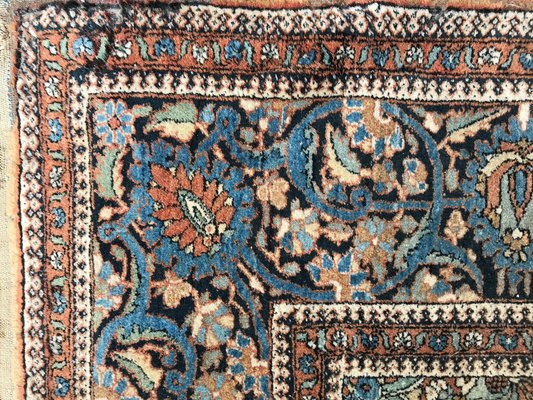 Vintage Wool Kashan Rug-YMM-1061861