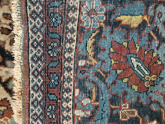 Vintage Wool Kashan Rug-YMM-1061861