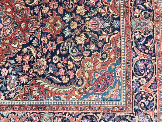 Vintage Wool Kashan Rug, 1920s-YMM-1061756