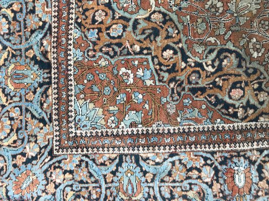 Vintage Wool Kashan Rug-YMM-1061861