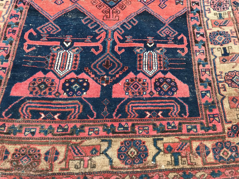 Vintage Wool Kurdish Rug