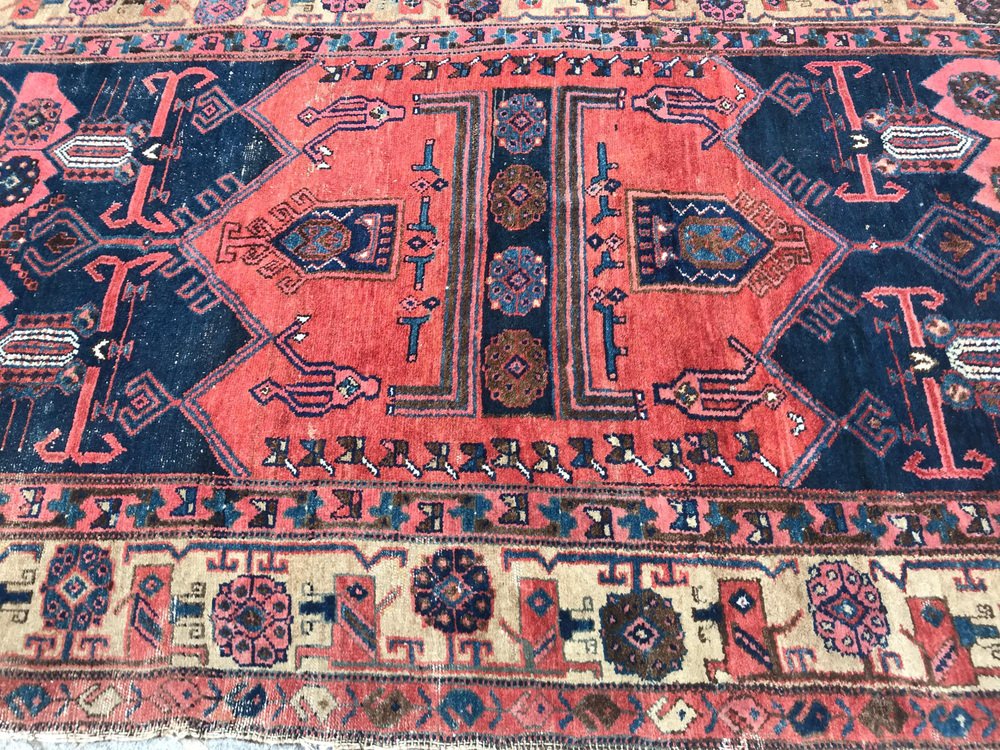 Vintage Wool Kurdish Rug