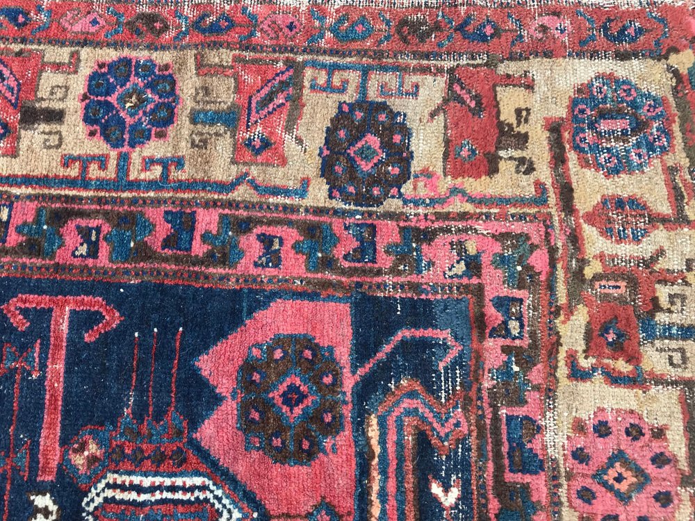 Vintage Wool Kurdish Rug