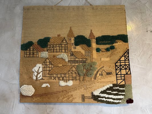 Vintage Wool Tapestry, 1980s-BFK-1700517