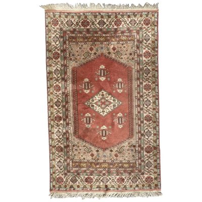 Vintage Wool Turkish Rug, 1980s-YMM-1062186