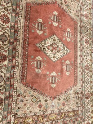 Vintage Wool Turkish Rug, 1980s-YMM-1062186