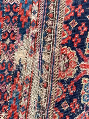 Vintage Wool Turkmen Rug, 1920s-YMM-1061674