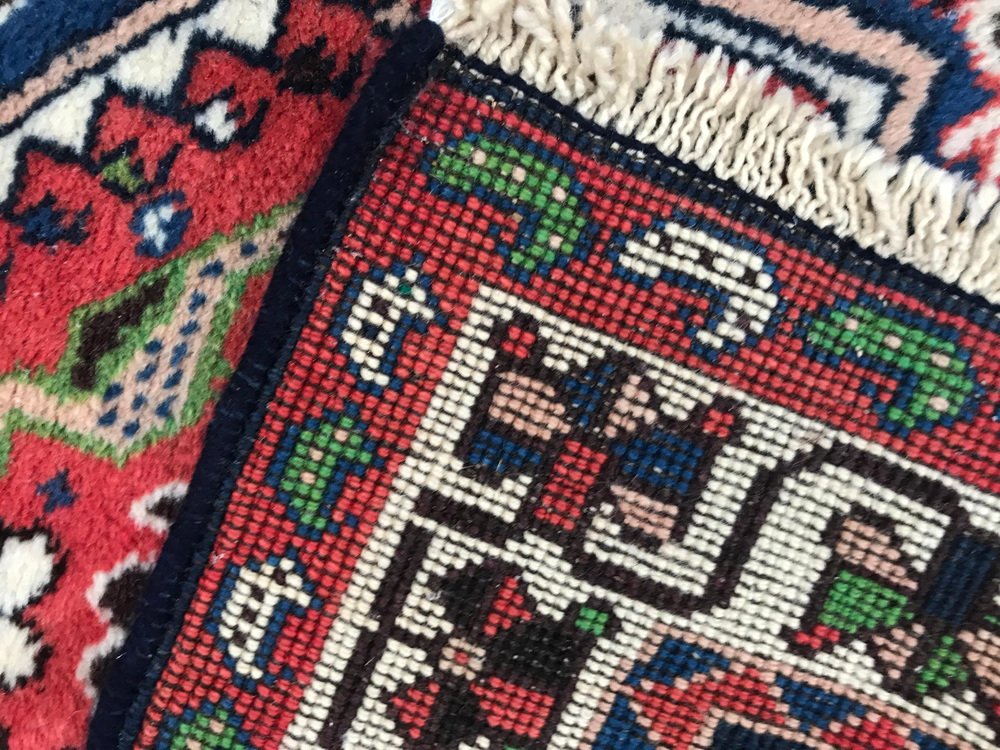 Vintage Wool Yalameh Rug, 1980s