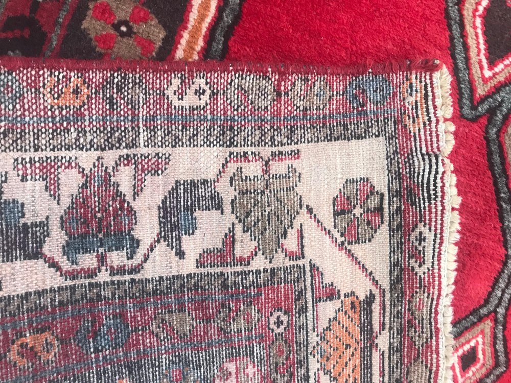 Vintage Wool Zanjan Rug, 1960s