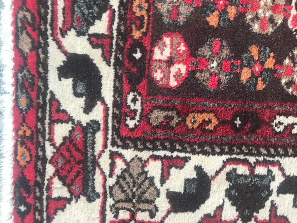 Vintage Wool Zanjan Rug, 1960s