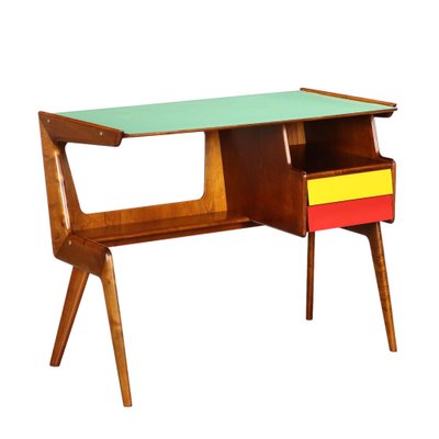 Vintage Writing Desk in Poplar, Italy, 1950s-VMM-1576903