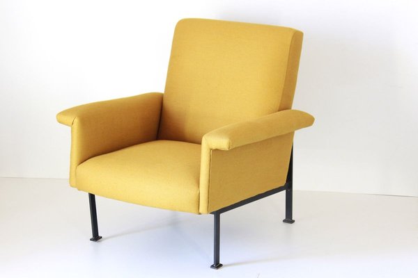 Vintage Yellow Armchair, 1950s-TOI-858123