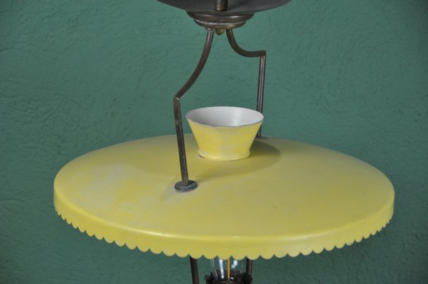 Vintage Yellow Pendant Lamp, 1970s-ROJ-1406250