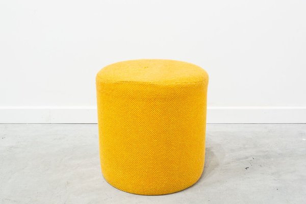 Vintage Yellow Pouf, 1970s-UJE-778781