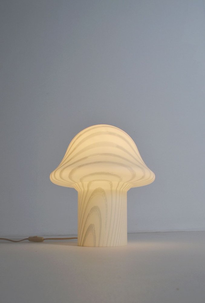 Vintage Zebra Mushroom Lamp from Peill & Putzler, 1970s