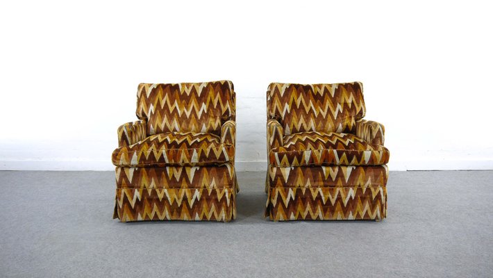 Vintage Zig Zag Club Chairs from Bielefelder Werkstätten, Set of 2-EE-569338