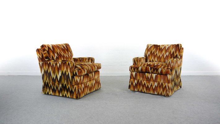 Vintage Zig Zag Club Chairs from Bielefelder Werkstätten, Set of 2-EE-569338