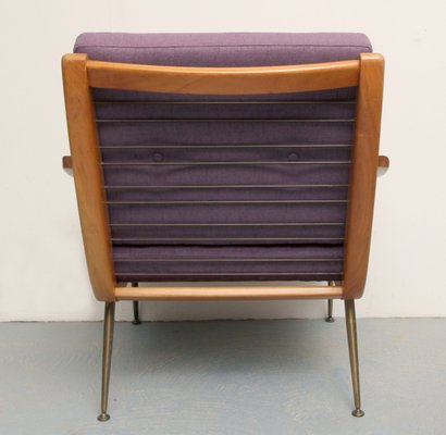 Violet Boomerang Armchair in Cherry, 1950s-PF-1186517