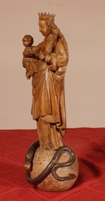 Virgin and Child, 17th Century, Walnut-HPU-2034679