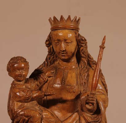 Virgin and Child, 17th Century, Walnut-HPU-2034679