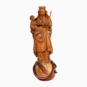 Virgin and Child, 17th Century, Walnut-HPU-2034679