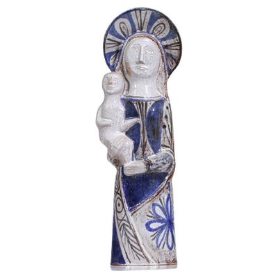 Virgin and Child in Ceramic attributed to Jean Derval, 1960s-YU-1808223