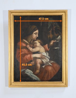 Virgin and Child, Late 19th Century, Oil on Canvas-RVK-1701956