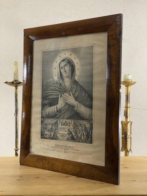 Virgin Mother of Mercy Venerated in Rimini, 1850, Lithograph-JXY-1758364