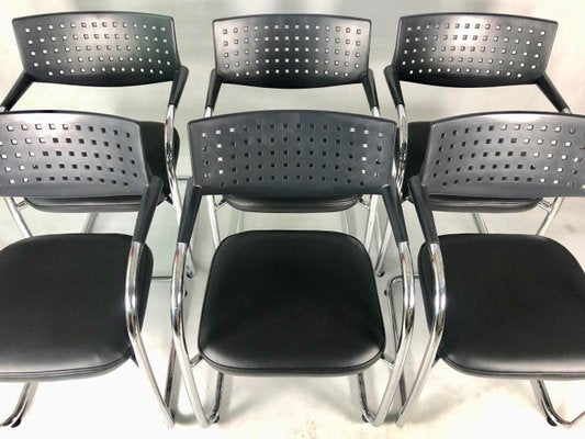 Visavis Chairs by A. Citterio for Vitra, 2000, Set of 6-ZCY-1375486