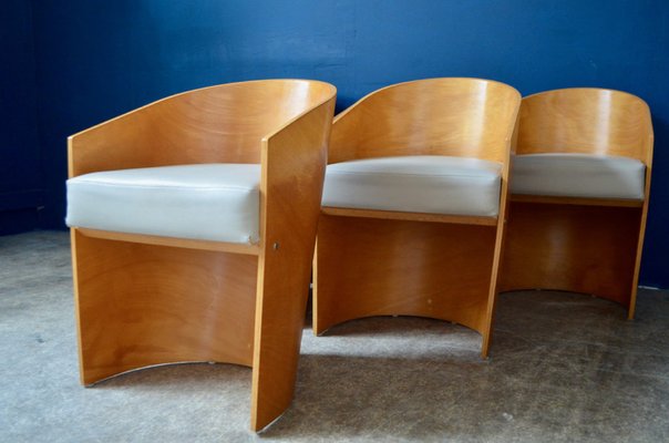 Visitors Armchairs, 1980s, Set of 6-AIU-1721941