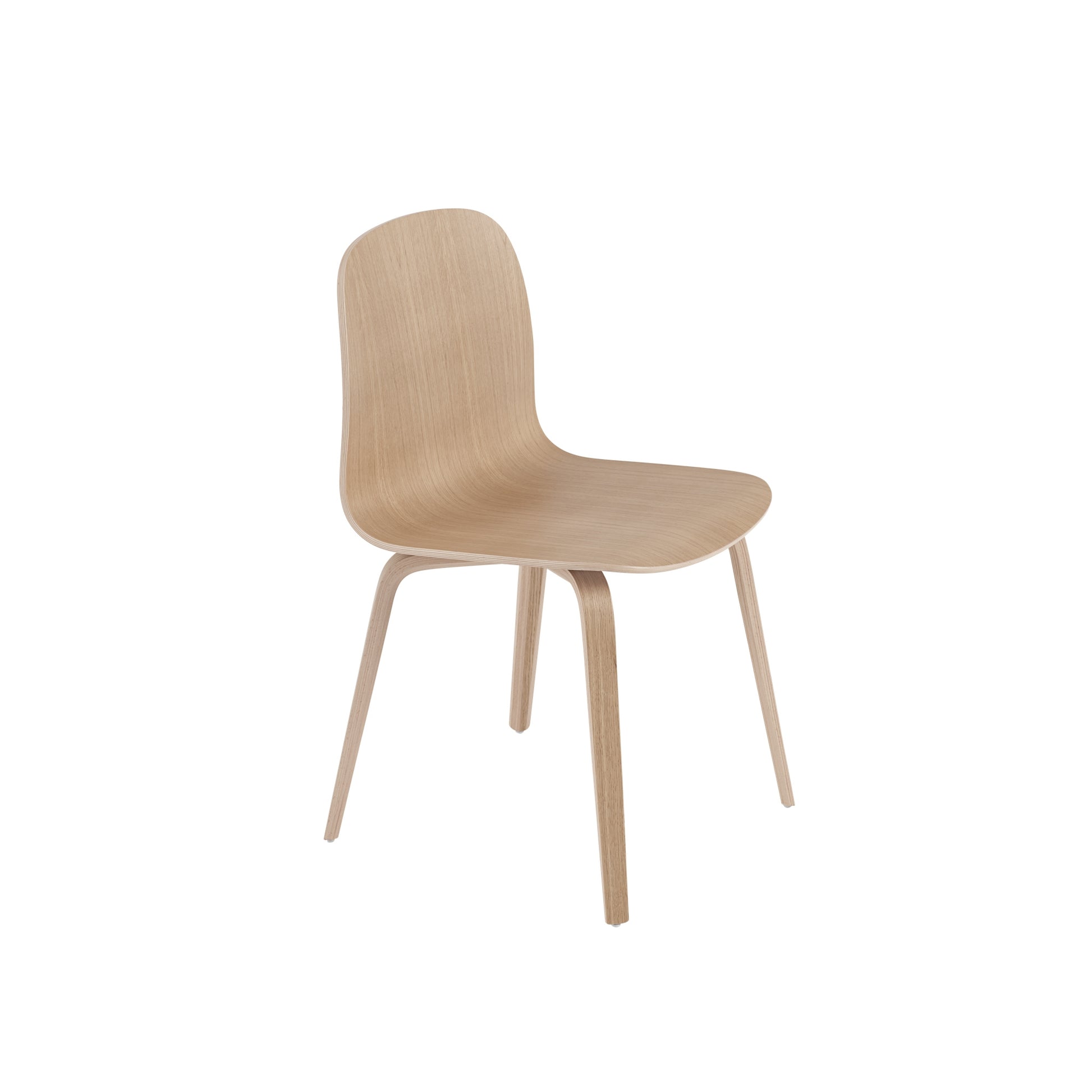 Visu Dining Chair w. Wood Base by Muuto #Oak