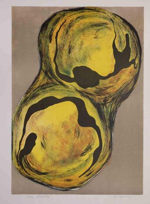 Vito Apuleo, Cellula III, Original Lithograph, 1970s-ZCI-1379812