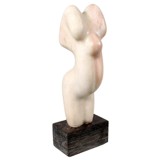 Vittorio Gentile, Figurative Sculpture, 1960s, White Carrara Marble