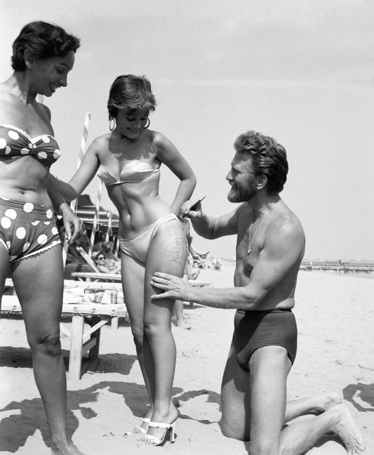 Vittorio Pavan, Kirk Douglas, 1963, Silver Gelatin Print