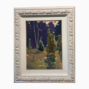 Vladimir Joukov, Autumn Fairy Tale, 1953, Oil on Canvas, Framed-QUE-1142018